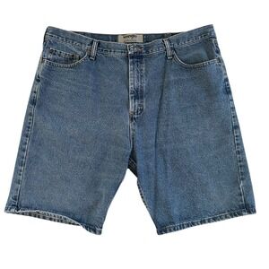 Wrangler Authentics Men's Size 40 Jean Shorts Medium Wash 100% Cotton